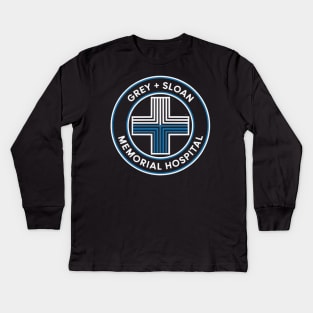 Grey + Sloan Memorial Hospital Kids Long Sleeve T-Shirt